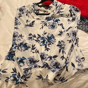 WHBM twist necked blouse